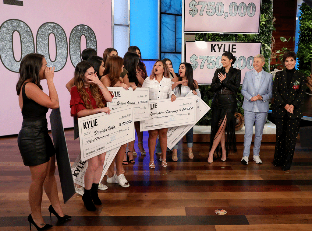 Kylie Jenner, Kris Jenner, Ellen DeGeneres Show Kylie Jenner, Kris Jenner, Ellen DeGeneres Show